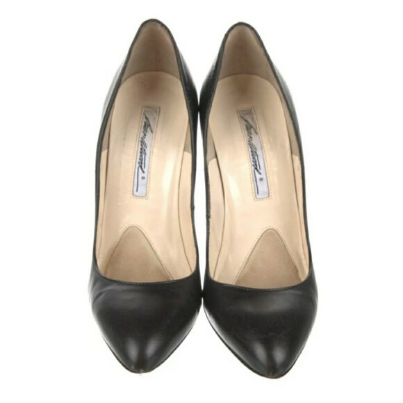 BRIAN ATWOOD Leather Stiletto Heels, Black, 37 - Picture 3 of 5